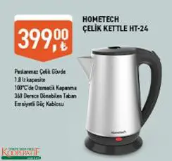 HOMETECH HT-24 ÇELİK KETTLE HOMETECH HT-24 ÇELİK KETTLE